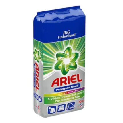 Detergent rufe pudra Ariel Professional Aqua 10kg pentru spălare automată, ideal pentru rezultate impecabile. Oferă o