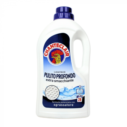 Detergentul CHANTECLAIR pulito profondo 1260ml oferă o curățare profundă și eficientă, ideal pentru orice tip de suprafață.
