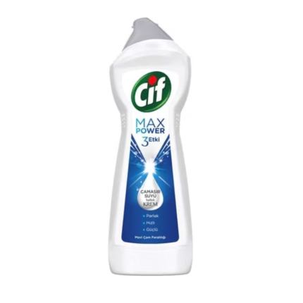 CIF Max Power 450ml detergent de curățare eficient pentru suprafețe, îndepărtează petele dificile și oferă strălucire.
