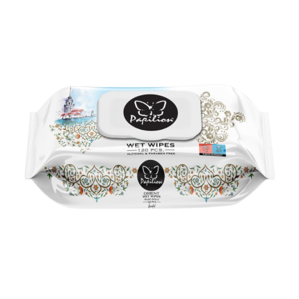 Papilion Orient 120pcs - set de hârtie igienică premium, moale și rezistentă, ideal pentru utilizarea zilnică. Fiecare rolă