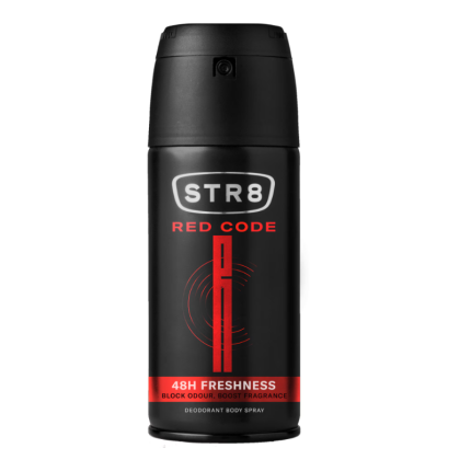 STR 8 Red Code 150ml este un parfum masculin vibrant și energizant, perfect pentru bărbații care doresc să își exprime