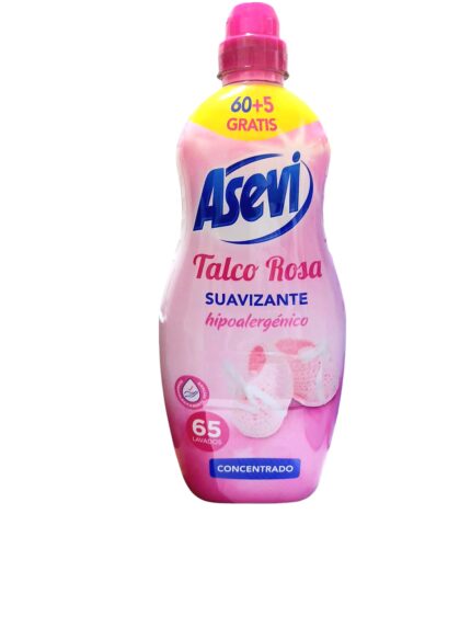 Balsam rufe ASEVI Rosa Mosqueta 1495ml pentru 60 spălări + 5 spălări suplimentare oferă o îngrijire delicată textililor,