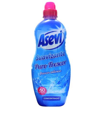 Balsam rufe ASEVI Puro Frescor 1,495L pentru 60 de spălări + 5 spălări suplimentare, oferind prospețime de lungă durată și
