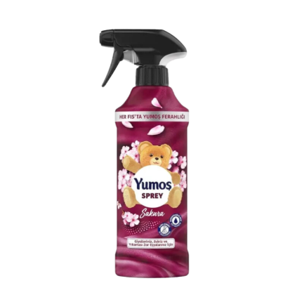 Sticlă de apă YUMOS Sakura 450ml cu design elegant și ergonomic, perfectă pentru birou sau activități în aer liber.