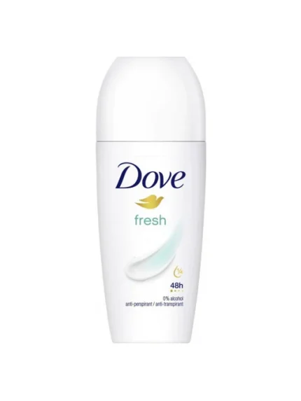 Deodorant roll-on Dove Fresh 50ml oferă o protecție eficientă împotriva mirosurilor neplăcute, păstrându-te fresh pe tot