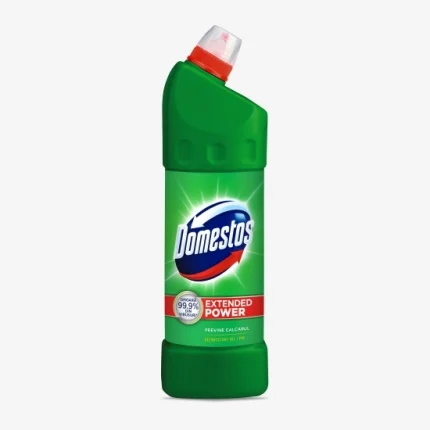 Dezinfectant WC Domestos Extended Power cu clor și aromă de pin 750 ml pentru o curățenie impecabilă și igienă superioară.
