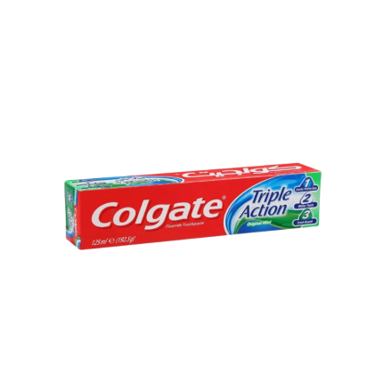 Pasta de dinți Colgate Triple Action 50ml oferă o îngrijire completă pentru sănătatea orală. Formula sa inovatoare ajută la