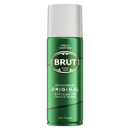 Descoperă deodorantul antiperspirant spray BRUT Original de 200 ml, creat pentru a oferi o protecție de lungă durată