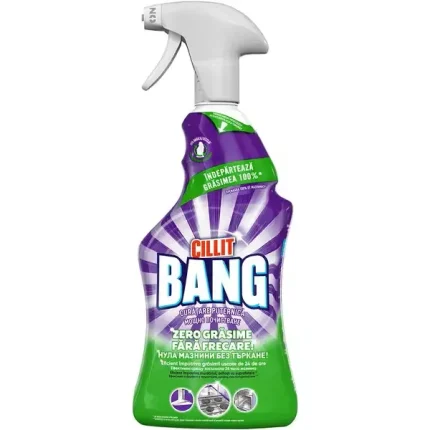 Cillit Bang Power Cleaner degresant universal 750 ml spray este soluția perfectă pentru eliminarea eficientă a grăsimilor și