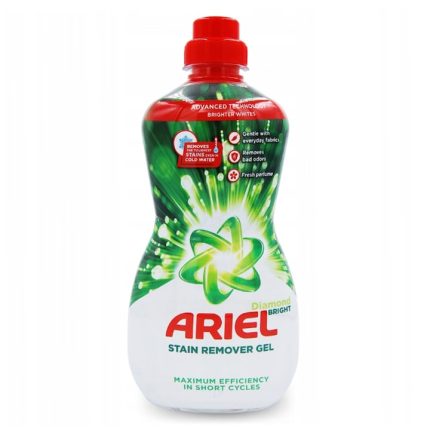 Gelul Ariel pentru îndepărtarea petelor este soluția perfectă pentru rufe albe impecabile. Cu o formulă puternică, acest