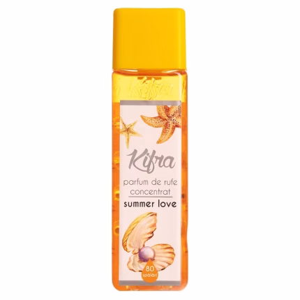 Parfum de rufe Kifra Summer Love 200 ml pentru 80 de spălări oferă o experiență olfactivă fresh și revigorantă, transformând