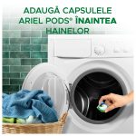 Detergent de rufe capsule Ariel All in One PODS Mountain Spring, 65 spălări, formula eficientă pentru o curățare impecabilă.