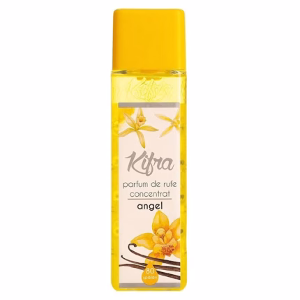 Parfum de rufe Kifra Angel 200 ml pentru 80 de spălări oferă o aromă delicată și fresh pentru hainele tale. Formula sa
