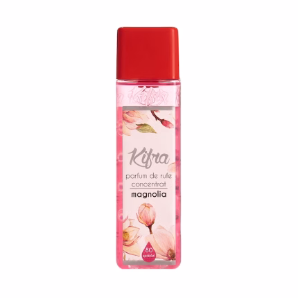 Parfum de rufe Kifra Magnolie 200 ml pentru 80 de spălări oferă o experiență olfactivă delicată și îmbietoare. Formula sa