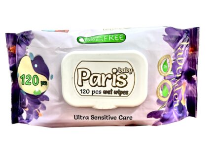 Servetele umede ultra sensitive Paris 120pcs ideale pentru ingrijirea delicata a pielii. Aceste servetele sunt formulate