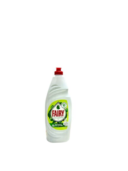 Detergent de vase FAIRY cu volum de 0,750 ml, ideal pentru o curățare eficientă și rapidă. Formula concentrată îndepărtează
