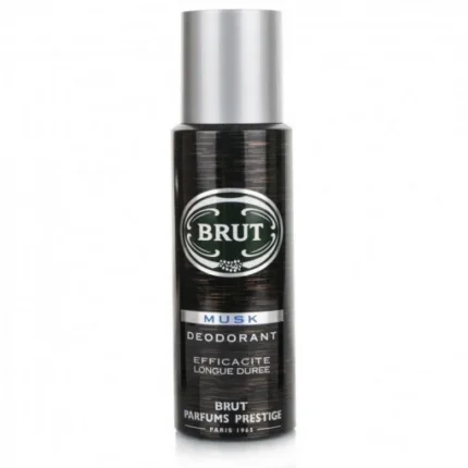 Deodorant antiperspirant spray BRUT Musk 200ml oferă o protecție de lungă durată împotriva transpirației și a mirosurilor