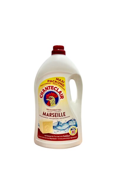 Detergent lichid Chanteclair Marseille 80 de spălări 3600ml oferă o curățare eficientă și delicată pentru toate tipurile de