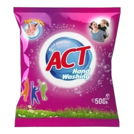 Detergent manual act 0.500gr pentru o curățare eficientă și rapidă. Formula sa specială elimină petele dificile și lasă
