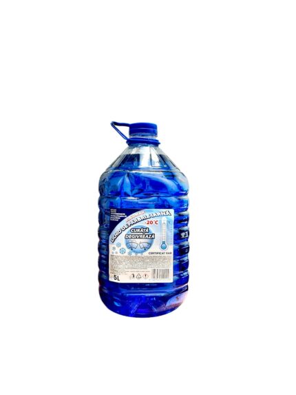 Alcomar lichid de parbriz iarna -20*C, 5l, este soluția perfectă pentru a asigura o vizibilitate optimă în condiții de vreme