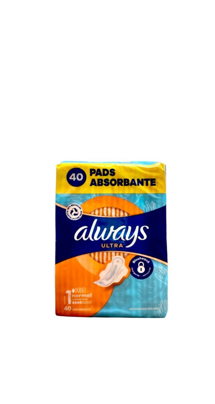 Absorbante Always Ultra 40 buc sunt soluția ideală pentru confortul tău în zilele delicate. Aceste absorbante ultra-subțiri