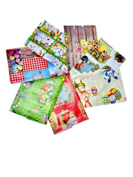 Musama PVC HomeGate este soluția ideală pentru decorarea mesei de Paște, oferind modele asortate care adaugă un strop de