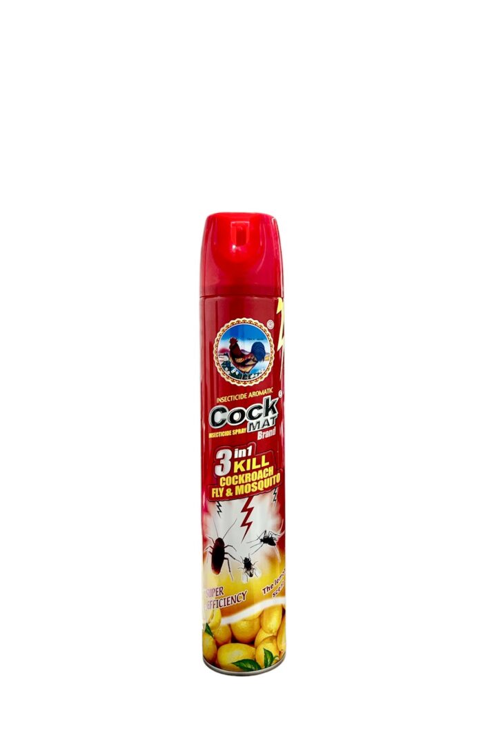 Spray cock cu parfum de lamaie 0.400ml pentru o atmosferă fresh și energizantă. Ideal pentru utilizarea în orice încăpere,