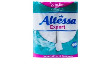 Prosop de bucătărie Altessa set 2 role 10.5m ideal pentru uz casnic. Acest prosop absoarbe eficient umezeala, fiind perfect