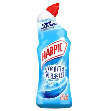 Harpic Active Fresh Ocean Gel WC 0.750 este soluția ideală pentru un WC proaspăt și curat. Formula sa specială elimină