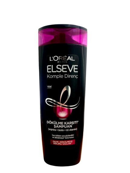 Sampon Elseve Komple Direnc 0.390ml pentru par sanatos si stralucitor, formule avansate pentru intarirea firului de par,