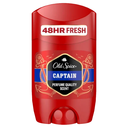 Deodorant Old Spice Captain 50ml pentru bărbați, cu o formulă revitalizantă ce oferă o protecție de lungă durată împotriva