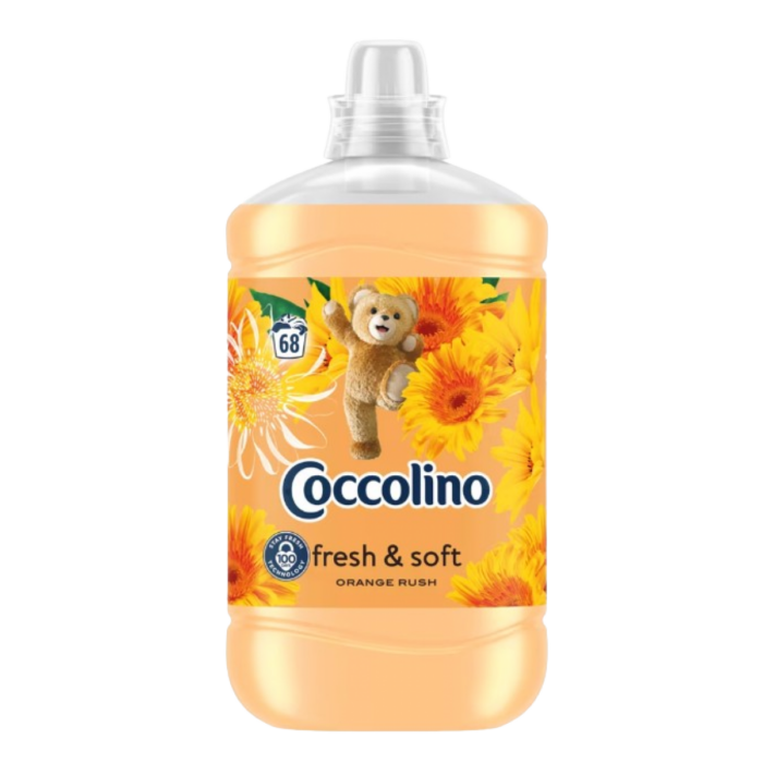 Coccolino balsam de rufe orange 1.700ml oferă o aromă proaspătă și o moliciune deosebită rufelor tale. Formulă concentrată