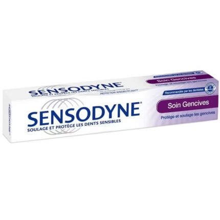 Pasta de dinți Sensodyne Soin Gencives 0.75ml este soluția ideală pentru protejarea și îngrijirea gingiilor sensibile.
