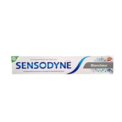 Pasta de dinți Sensodyne Blancheur 0.75ml oferă o îngrijire specială pentru dinții sensibili, ajutând la albirea acestora și