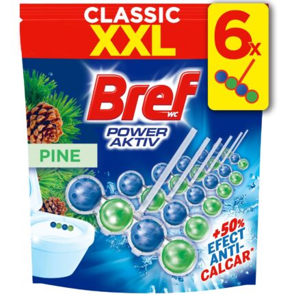 Odorizant wc power activ pine 6 buc 300 gr este soluția ideală pentru un toaleta proaspătă și curată. Cu un parfum de pin