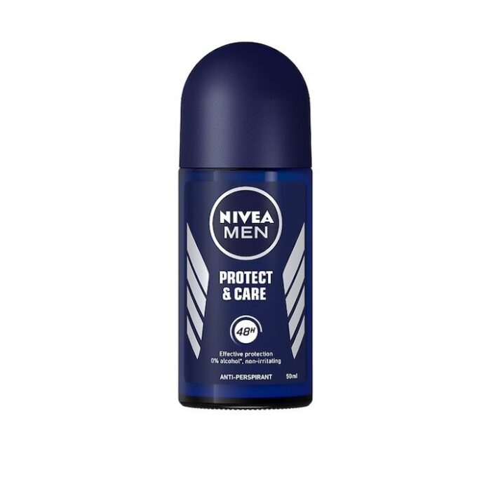 Nivea roll on men protect&care 50ml asigură o protecție de lungă durată împotriva transpirației și a mirosurilor neplăcute.