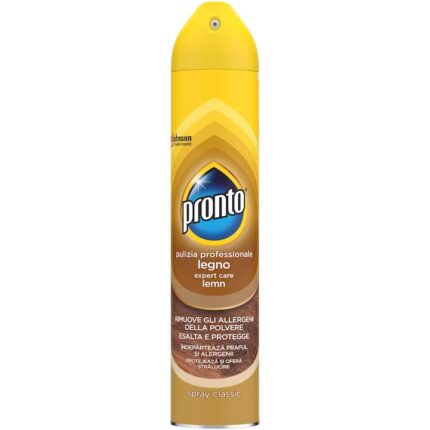 Pronto spray legno expert pentru îngrijirea lemnului 0.400ml este soluția ideală pentru o curățare eficientă și