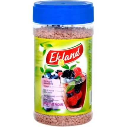 Ceai Ekoland fructe de pădure 0.350gr este o infuzie delicioasă și aromată, perfectă pentru iubitorii de ceaiuri fructate.