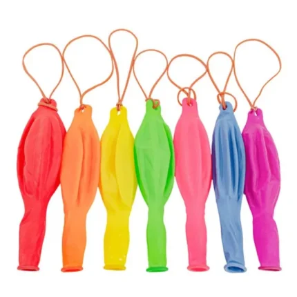 Baloane cu ata punch ball 50 buc pentru petreceri și evenimente festive. Aceste baloane colorate sunt perfecte pentru a