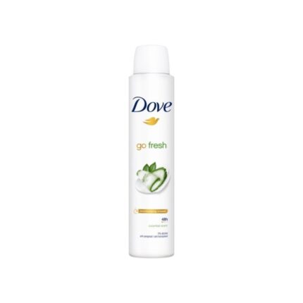 Deodorant Dove Go Fresh pentru femei 0.200ml oferă o protecție de lungă durată împotriva mirosurilor neplăcute, lăsând