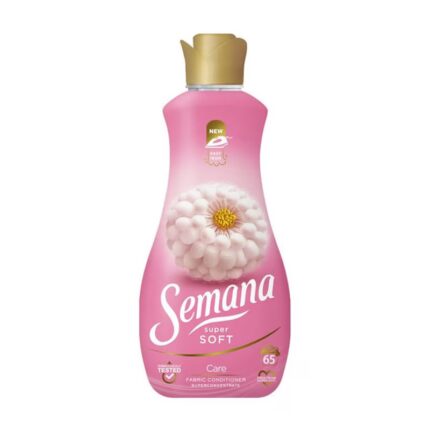 Balsam de rufe Semana super soft 1.3l pentru o îngrijire delicată a țesăturilor. Oferă o prospețime de lungă durată și un