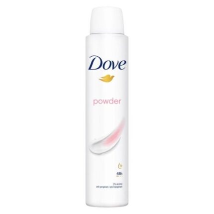 Deodorant Dove Powder Soft pentru femei 200ml, oferă o protecție eficientă și o senzație de prospețime de lungă durată.