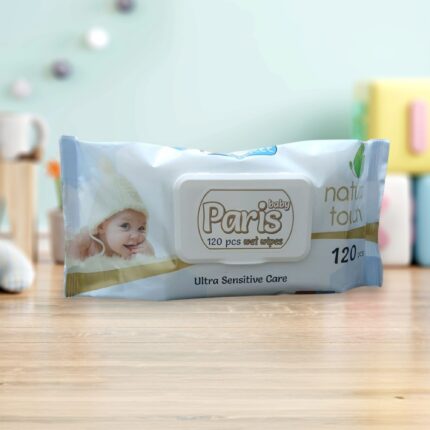 Servetele umede Paris Baby Ultra Sensitive sunt ideale pentru pielea delicată a bebelușilor. Cu 120 de bucăți într-un pachet