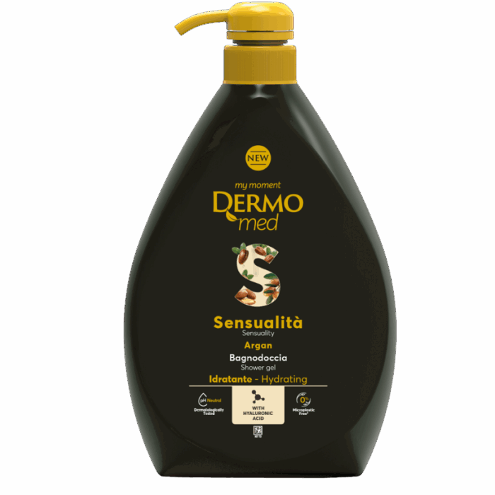 DERMOmed gel de dus argan -1l - imagine 1