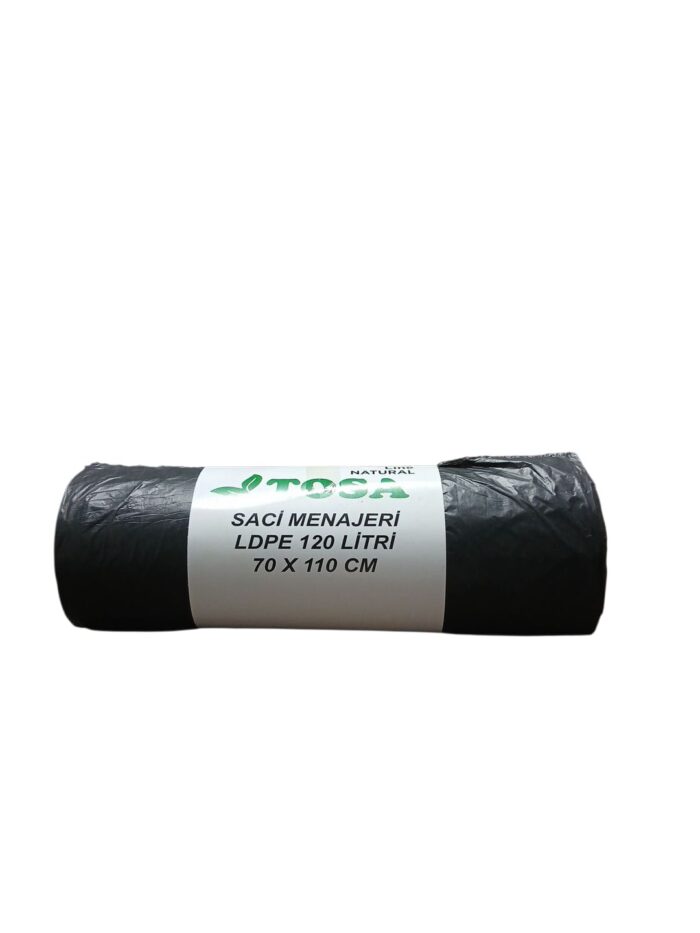 Saci menajeri ldpe 120l-10buc - imagine 1