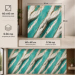 Tapet 3D Autoadeziv MH-041, Panouri 60×60 cm, Design Modern, Montaj Rapid - imagine 2